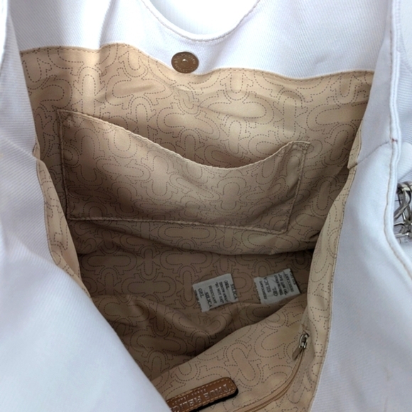 BNWT - True Religion White Tote/Crossbody/Shoulder/Beach/School Bag/Purse - Picture 6 of 16